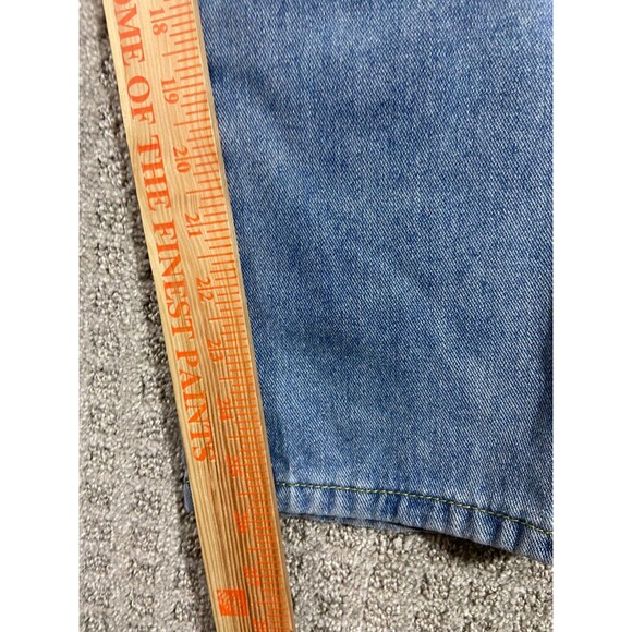 Unbranded Cargo Jeans Womens Small Blue Light Wash Straight Leg Mom - Picture 4 of 8